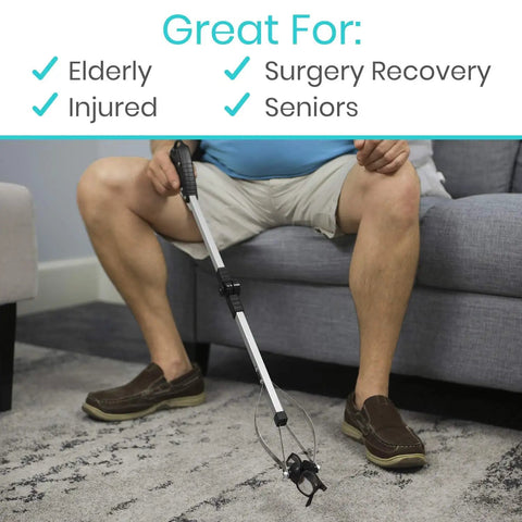 Foldable Suction Reacher Grabber Tool for Seniors and Disabled, 32 Inch Reach, Heavy Duty Picker for Trash, Cups, Behind Furniture and High Shelves, No Bending, Easy Grab Grabber With Folding Design