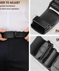 Lightweight Mens Ratchet Belt With Fixed Length Easy Click Mechanism Non Trimmable Fit For 32 To 38 Inch Waist Everyday Gift