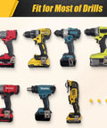 Drill Belt Clip Holster for Cordless Drill Driver and Tape Measure Quick Access on Belt One Hand Grab Fits Up to 2.1 Inches Ideal