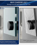 Comparison of Heavy Duty Glass Railing Standoff Set with Solid Marine Grade 316 Stainless Steel and an inferior standoff
