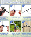 Step-by-step setup of 360 Degree Adjustable Drip Irrigation Kit System With 33 Ft Coverage And Rotatable Mist Nozzles No Fuss Setup