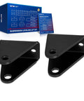 Front Leveling Lift Kit With Shock Extenders For Chevy Silverado 1500 2500 HD And Sierra 2500 HD 2001 2010 3500 Two Piece Set Shock Mount Extension Brackets