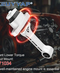 Straight Up Built Tough Three Piece Engine Motor Mount Set For Kia Optima L4 2.4 2011 2015 showcasing a front lower torque strut mount.