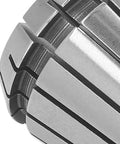 Close-up of High Precision Spring Collet Chuck For Router And Cnc Engraving Machines with carbide finish and grip design.