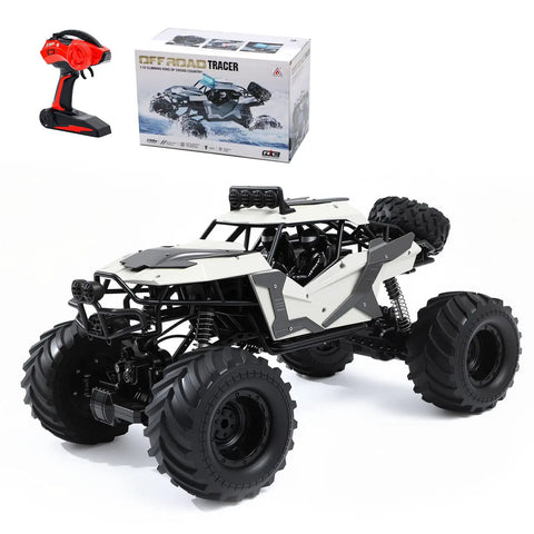 Amphibious RC Car One Eighth Scale 4WD Monster Truck That Rips Water And Land With Waterproof Chassis LED Lights Remote Control Truck