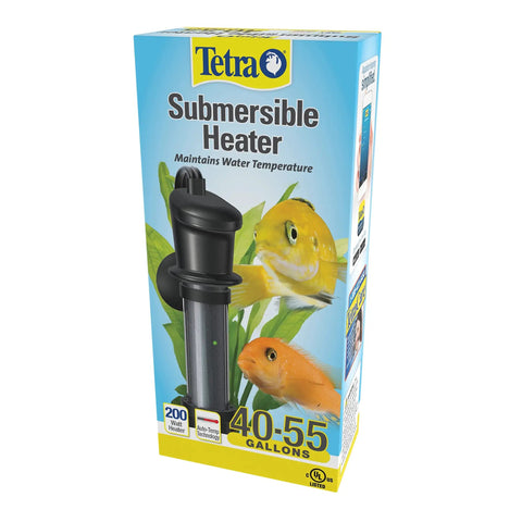 Box of Tetra Submersible Aquarium Heater with Electronic Thermostat 200-Watt Auto Temp Control and Prevents Overheating
