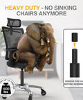 Heavy Duty Gas Lift Cylinder Replacement For Office Chairs Universal 50mm 2 Inch Fit Class 4 Hydraulic Pneumatic Piston Fits Most Chairs And Bases Great For Task Executive Salon Chairs And Rolling Stools image showing elephant on chair