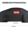 Heavy Duty UV-Resistant Waterproof Winch Cover For Electric Winches 8K To 13.5K Lbs. Thick 600D Oxford Fabric dimensions 21.75" x 8.75" x 6.875".