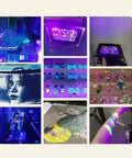 Heavy Duty Led Uv Curing Lamp For Resin 3D Printing Exposure At 365Nm And 395Nm shown curing various projects and materials.