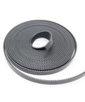 Heavy Duty GT2 Polyurethane Timing Belt With Reinforced Steel Wire For 3D Printers And CNC Setups, five meter length, black color.