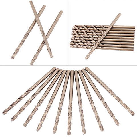 HSS M35 Cobalt Twist Drill Bits Set 4mm Pack Of 10 For Stainless Steel And Hard Alloys Pro Grade Precision Cutting Bits