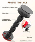 Adjustable Threaded Bed Frame Stabilizer Anti Shaker Headboard Wedge Knocks That Creak Out Bolting Gear To Wall Heavy Duty Squeak Stopper Fix Sleep Setup Four Pack Floor Firm Stand with EVA cushion and rubber base.