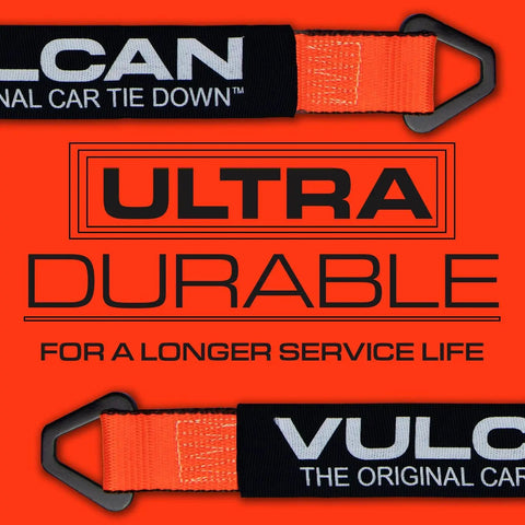 Rough And Ready Heavy Duty Car Tie Down Axle Straps With Full Body Cordura Wear Pads For Hog Tying Heavy Loads Securely 2 Inch X 36 Inch Four Pack Rated 3300 Pounds Swl