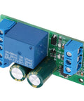Water Level Controller Module For Fish Aquarium, DC 12-15V And AC 9-12V Powered Water Level Detection Sensor, green circuit board close-up