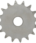 Pro Level Stainless Steel Roller Chain Sprocket For Ansi 40 Series With Half Inch Pitch And Sixty Precision Teeth Milled For A Three Quarter Inch Bore. Close-up view of 60 tooth stainless steel sprocket with a round bore.