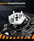 Front Right Steering Knuckle And Wheel Bearing Hub Assembly Compatible With 3.5L Camry 2007 2011 And ES350 2007 2012