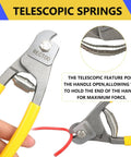 Heavy Duty 8 Inch Wire Cutter For Stainless Steel Wire Rope Up To One Quarter Inch Precision Clean Cuts Without Fraying