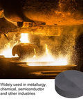Premium Pro Grade High Purity Graphite Ingot Block 95 To 98 Percent for milling and metallurgy use, round 120mm diameter, 30mm thick