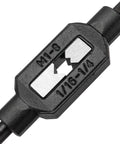 Adjustable Tap Wrench Handle For One Sixteenth Inch To One Quarter Inch And M1 To M8 Taps, Carbon Steel Construction, close-up view