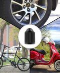 Valve Stem Caps For Tires 200 Pack Black Plastic With Sealing Ring Universal Fit For Cars Bicycles Motorcycles Trucks