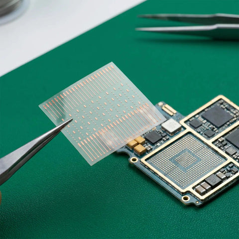Pro Grade PCB Solder Pad Sheet With 208 Repair Spots for microsoldering near mobile phone board repair tools