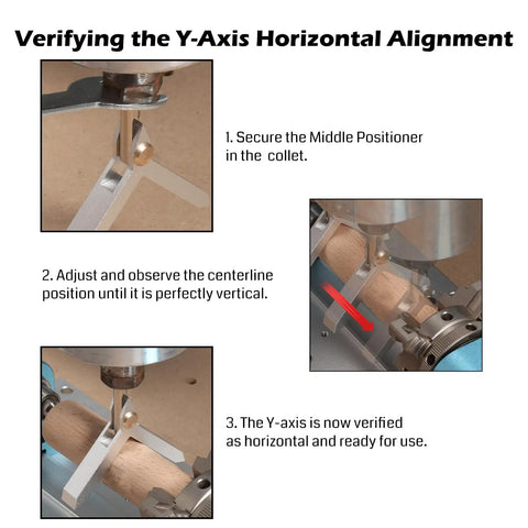 Effortless 4 Axis Center Positioner For CNC Routers Delivers Quick Alignment And Easy Locating Center Under 60mm Diameter