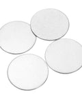 4 Pack 54mm Stainless Steel Discs For Dope Crafts And Jewelry Making, Flat Round Sheets 1.8mm Thick, Durable 304 Stainless Steel Blank Circles