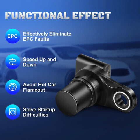 Dodge Camshaft Position Sensor Set Of 2 For Journey Avenger Caliber Dart Patriot Compass Cherokee Renegade And Chrysler 200 2.0L 2.4L L4 Engines Easy Plug And Play OE Replacement. black camshaft position sensor