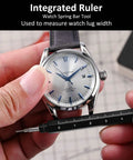 Premium Watch Band Tool Kit For Easy Removal And Installation Of Spring Bar Pins, stainless steel fork tool measuring watch lug width