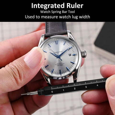 Premium Watch Band Tool Kit For Easy Removal And Installation Of Spring Bar Pins, stainless steel fork tool measuring watch lug width