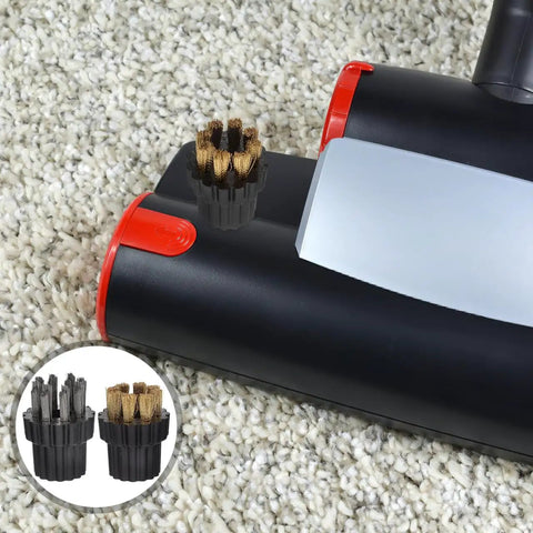 10 Pack Steam Cleaner Brush Heads Replacement Parts With Tough Bristles For Deep Grout And Tile Scrubbin Universal Fit Mop Nozzles.