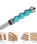 Hamwesh 12mm Shank Flush Trim Router Bit With Premium Carbide Build For Heavy Duty Woodworking Jobs And Diy Projects on various materials