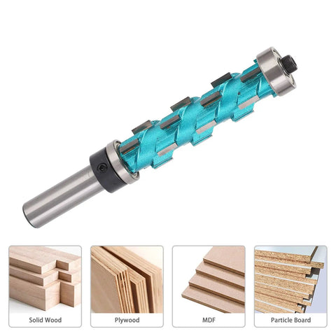 Hamwesh 12mm Shank Flush Trim Router Bit With Premium Carbide Build For Heavy Duty Woodworking Jobs And Diy Projects on various materials