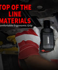 Compact Half Inch Air Impact Wrench Delivers Up To 700 Ft-Lb Max Torque, 450 Ft-Lb Working Torque, And 9000 RPM in action