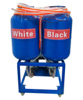 Heavy Duty Top Shelf Polyurethane Foam Spray Machine Pro Grade Foam Injection Pump Coating Setup For Spraying And Pouring Building Insulation 4KW 220V with dual color tanks.