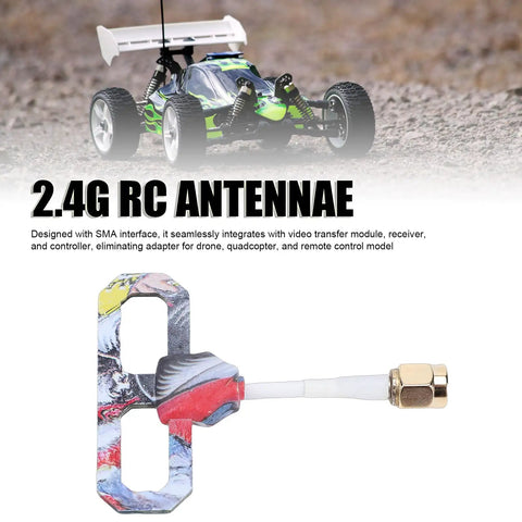 2.4G Omnidirectional SMA Antenna With 4.2dBi Gain For Drone Quadcopter Remote Control alongside RC car