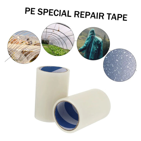 Two Rolls Tent Repair Tape UV Protected Seaming Tape Greenhouse Quick Fix Solution DIY Friendly Canopy Repair Tape