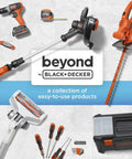 Beyond Stackable Tool Storage System 3 Piece Set With Small Deep Toolbox And Rolling Tote For Quick Access pictured with tools