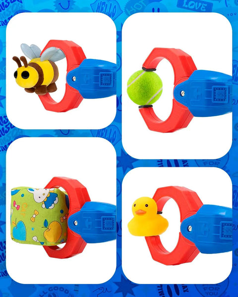 Claw Grabber Toy For Kids Kid Friendly Two Pack 15.7 Inch Plastic Robot Arm Hand Pickup Tool Children Grabbers Interactive Toys Blue And Pink Durable Safe Hands On Learning Through Play