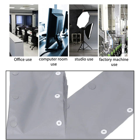 Snap Button Cable Sleeve Flame Retardant PVC Wire Cover And Cord Organizer Wrap Heavy Duty Wire Management 10M Roll for office and studio use.