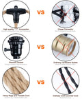 Comparison of Triple Pendant Light Cord Kit With Independent Switch Hemp Rope Vintage Hanging Fixture for E26 Bulbs' features