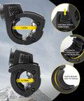 Universal Quick Release Shovel Holder Mount With Lock for 0.79 to 1.97 Inch Tool Handles showing anti-skid design