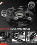 Rear Right Steering Knuckle And Wheel Bearing Hub Assembly For Ford Explorer 2006-2010, close-up view, mounting holes visible.