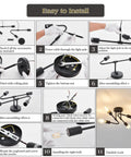 Installation guide for 4 Light Black Semi Flush Mount Sputnik Ceiling Light Fixture Dope Matte Metal Farmhouse Chandelier