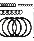 Kegging Gasket Kit For Corny Kegs 28 Piece O Ring Replacement Set With Ball Lock Post Gaskets Dip Tube Seals and tool