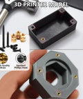 Top Shelf M3 Hex Socket Head Cap Screw Assortment Kit Packing 600 Tough Bolts crafted from steel for 3D printer model assembly.