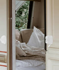 Heavy Duty Rv Door Catch Keeps Enclosed Trailer And Camper Entry Secure With Easy Install Sturdy Locking Mechanism visible on door.