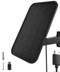 3.2W Solar Panel For Security Cameras Compatible With Arlo Essential XL Waterproof Charger With 13Ft Cable And 360 Degree Adjustable Mount