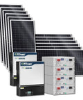 Ready To Roll 20KWh 48V Off Grid Solar Power System Featuring 400Ah LifePo4 Battery With Smart Bms Protection 6480W Solar Panels