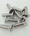M6 X 20mm Flat Head Socket Cap Screws 304 Stainless Steel Hex Socket Bolts 20 Pieces Countersunk Screws for DIY Builds